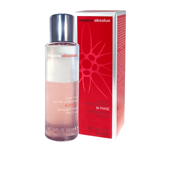 Лосьон двухфазный для снятия макияжа / Super Soft Eye Make Up Remover Bi-Phase INSPIRA ABSOLUE 100 мл, INSPIRA COSMETICS