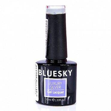 BLUESKY LV204 гель-лак для ногтей / Luxury Silver 10 мл