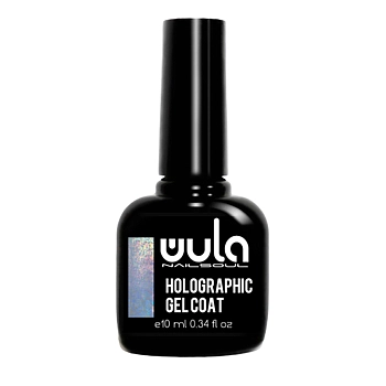 WULA NAILSOUL Гель-лаковое покрытие голографическое / Holographic gel coat 10 мл, фото 1