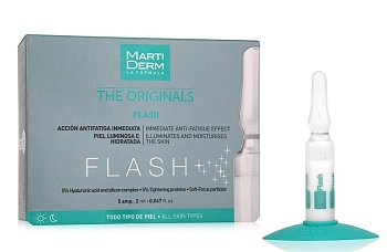 Ампулы для лица Флэш / Ориджиналс 5 х 2 мл, MARTIDERM