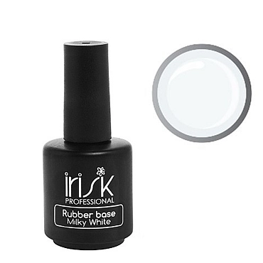 IRISK PROFESSIONAL База каучуковая камуфлирующая для ногтей, молочная / Rubber Base Milky White 18 мл, фото 2