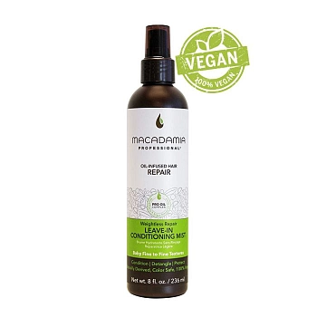 MACADAMIA PROFESSIONAL Спрей-кондиционер несмываемый / Weightless Moisture Leave-in conditioning mist 236 мл, фото 2