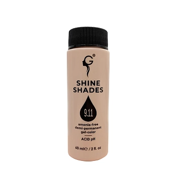 GERA Professional 9.11 гель-краситель для волос без аммиака / Shine Shades 60 мл, фото 2