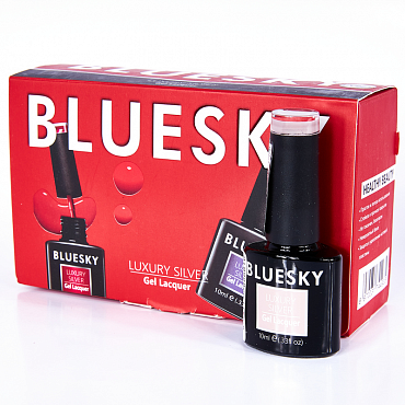 BLUESKY LV281 гель-лак для ногтей / Luxury Silver 10 мл