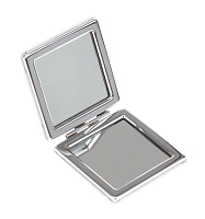 DEWAL BEAUTY Зеркало Смайлики очкарик, карманное квадратное, размер 60 х 60 х 0,9 мм, фото 4