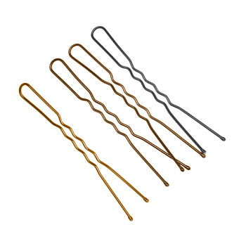 DEWAL PROFESSIONAL Шпильки коричневые, волна 60 мм, 200 г (в коробке), фото 2