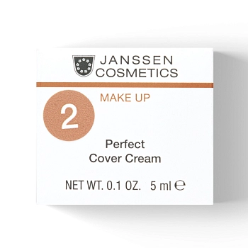 JANSSEN COSMETICS Крем-камуфляж тональный с высокой кроющей способностью, тон 02 / Perfect Cover Cream 5 мл, фото 3