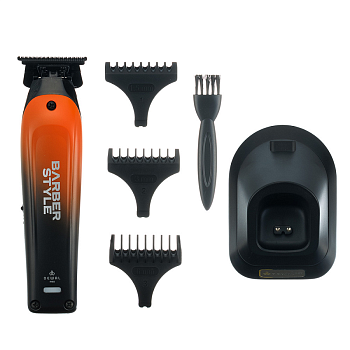 DEWAL PROFESSIONAL Машинка для стрижки окантовочная DEWAL PRO BARBER STYLE, аккумуляторно-сетевая, 7000 об\мин, Т-нож 40 мм, 0.2 мм, 3 насадки, фото 9