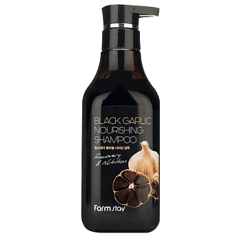 FARMSTAY Шампунь питательный с экстрактом черного чеснока 530 мл, фото 1