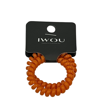 Резинка пружинка Глянец оранжевая 2шт