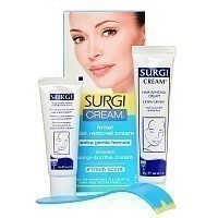 Набор для удаления волос на лице / Cream Extra Gentle Formula, SURGI