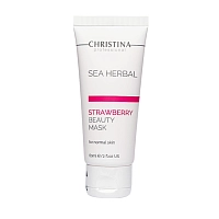 CHRISTINA Маска красоты клубничная для нормальной кожи / Sea Herbal Beauty Mask Strawberry 60 мл, фото 1