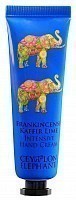 Крем интенсивный для рук Цейлонский слон, ладан и каффирский лайм 30 г, SPA CEYLON