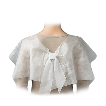 ЧИСТОВЬЕ Пелерина на завязках спанбонд 70*70 25 штук, фото 4