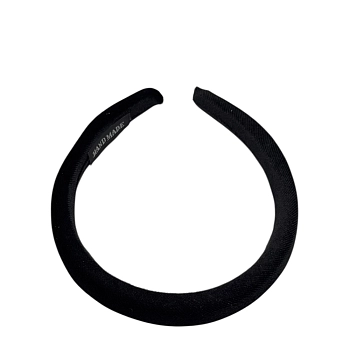 Ободок для волос Бархат черная мгла 2см