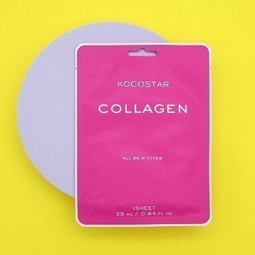 KOCOSTAR Маска анти-эйдж с коллагеном для эластичности и упругости кожи / Collagen mask 25 мл