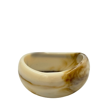 IWOU PROFESSIONAL Браслет-обод пластиковый плавающий круг кофе с молоком, фото 2