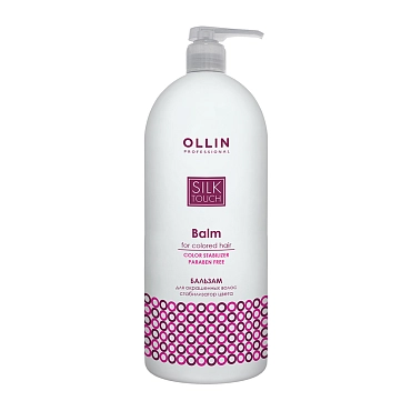 OLLIN PROFESSIONAL Бальзам для окрашенных волос, стабилизатор цвета / SILK TOUCH 1000 мл