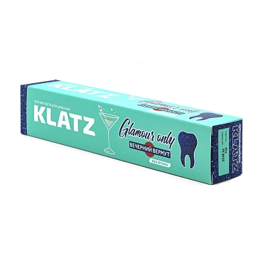 KLATZ Паста зубная для девушек без фтора Вечерний вермут / GLAMOUR ONLY 75 мл