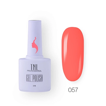 TNL PROFESSIONAL 057 гель-лак для ногтей 8 чувств, розовый бальзамин / TNL 10 мл