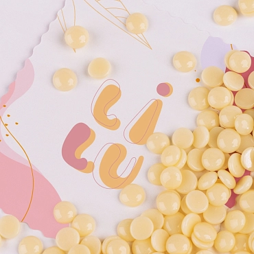 LILU Воск горячий плёночный в гранулах Milk / LILU 700 гр, фото 2