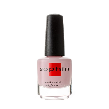 SOPHIN 0016 лак для ногтей, бело-розовый 12 мл
