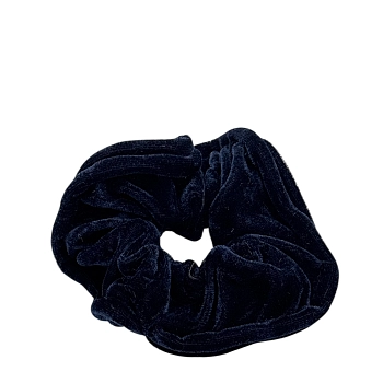 Резинка для волос Люкс черно-синяя 14см 1шт