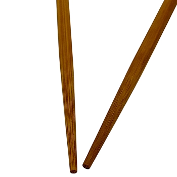 IWOU PROFESSIONAL Шпильки деревянные для волос светло-коричневые 2шт, фото 3