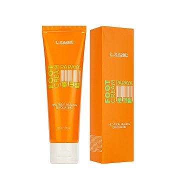 L.SANIC Пилинг-крем отшелушивающий для ног с экстрактом папайи / L.Sanic 100 мл, фото 2