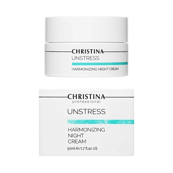 CHRISTINA Крем гармонизирующий ночной / Harmonizing Night Cream Unstress 50 мл, фото 2