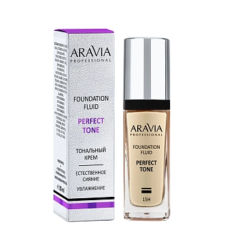 ARAVIA Professional Крем тональный для увлажнения и естественного сияния кожи, 03 / foundation PERFECT TONE 30 мл, фото 2