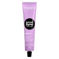 MATRIX 8AG Тонер кислотный для волос, прозрачный нюд / SoColor Sync 60 мл, фото 2