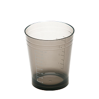 Стакан мерный с резинкой на дне (черный) 135 мл, DEWAL PROFESSIONAL
