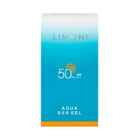LIMONI Крем-гель солнцезащитный SPF 50+РА++++ / Aqua Sun Gel 50 мл, фото 4