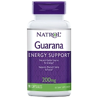 Добавка биологически активная к пище Натрол гуарана / Guarana 200 мг 90 капсул, NATROL