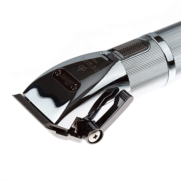 DEWAL PROFESSIONAL Машинка для стрижки Silver, аккумуляторно-сетевая, 6000-7000 об/мин, нож 45 мм, 0,5-3,5 мм, 10 насадок