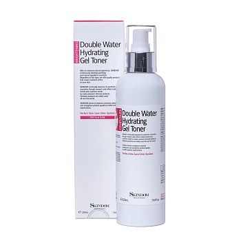 SKINDOM Тоник-гель увлажняющий / DOUBLE WATER HYDRATING GEL TONER 220 мл, фото 2