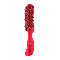 I LOVE MY HAIR Щетка парикмахерская для волос Therapy Brush, красная глянцевая M, фото 1