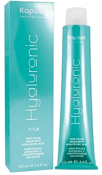 KAPOUS HY 9.31 краска для волос, очень светлый блондин золотистый бежевый / Hyaluronic Acid 100 мл, фото 2