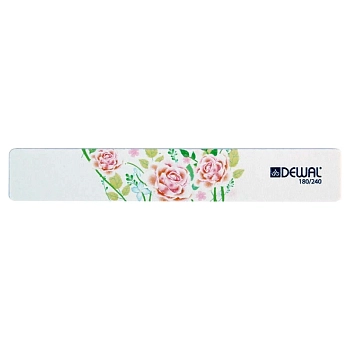 DEWAL PROFESSIONAL Пилка для ногтей Design Edition, широкая 180/240 18 см, фото 2