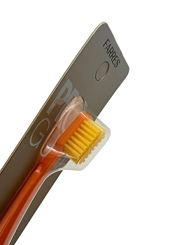 IWOU PROFESSIONAL Зубная щетка Глубокое очищение оранжевая/FARRES PRO GUM, фото 3