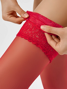 MINIMI Чулки Rosso 2 (S/M) / Mini TI AMO 20, фото 6