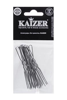 KAIZER Шпилька металлическая, серебро, 80 мм, 15 шт, фото 2