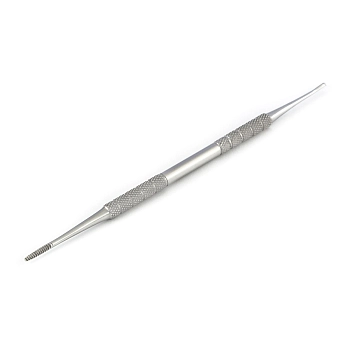 METZGER Кюретка узкая короткая, лопатка + металлическая пилка 2 в 1 PL-169(2), фото 5