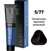 ESTEL PROFESSIONAL 5/77 краска для волос, светлый шатен коричневый интенсивный / DELUXE 60 мл, фото 2