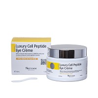 Крем для кожи вокруг глаз с пептидами / LUXURY CELL PEPTIDE EYE CREAM 50 мл, SKINDOM