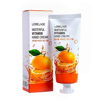 LEBELAGE Крем увлажняющий для рук с витаминами / Lebelage Waterful Vitamin Hand Cream 100 мл, фото 2