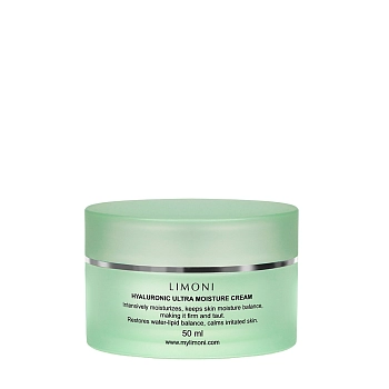 LIMONI Крем ультраувлажняющий с гиалуроновой кислотой для лица / Hyaluronic Ultra Moisture Cream 50 мл, фото 2
