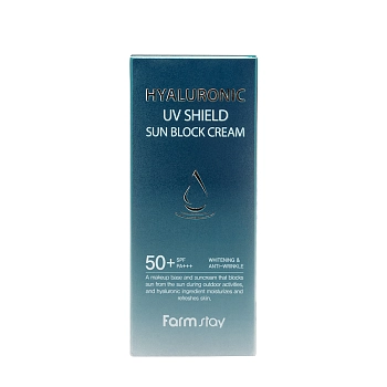FARMSTAY Крем солнцезащитный увлажняющий для лица  / Hyaluronic UV Shield Sun Block Cream 70 гр, фото 2