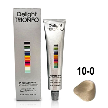 CONSTANT DELIGHT 10-0 крем-краска стойкая для волос, светлый блондин натуральный / Delight TRIONFO 60 мл, фото 2
